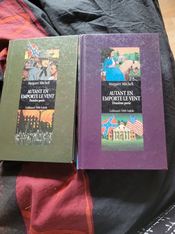 Lot de 2 livres tomes 1 et 2 Autant en emporté le vent