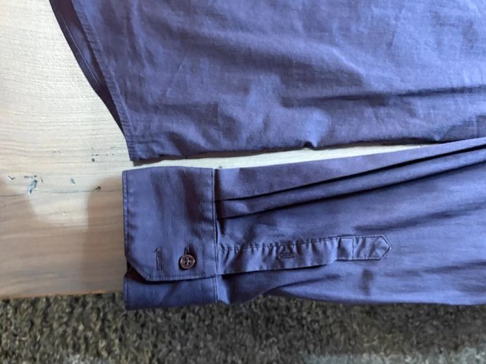 Chemise homme mauve taille L - photo numéro 5