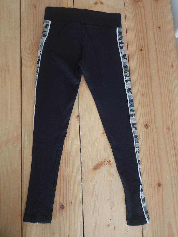 Leggings fille noir et militaire - photo numéro 2
