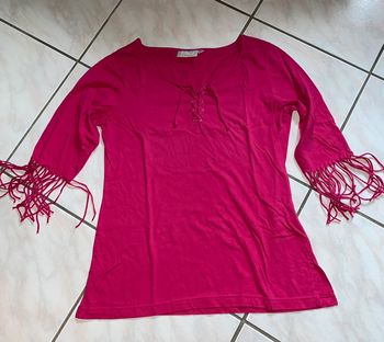 TEE shirt a frange 42/44