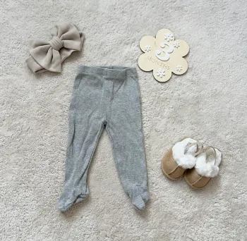 Legging gris 3 mois
