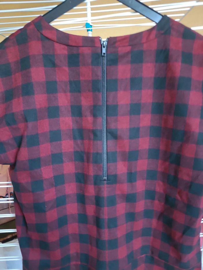 robe mango a carreaux taille 40 - photo numéro 5