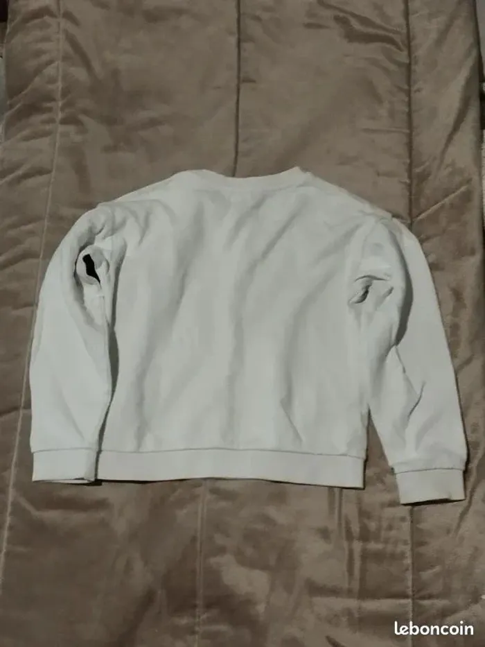 Sweat Kiabi blanc fille 10 ans  7529784621 - photo numéro 7