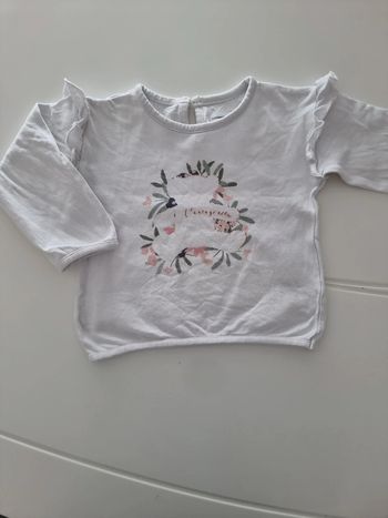 Sweat blanc Lulu Castagnette