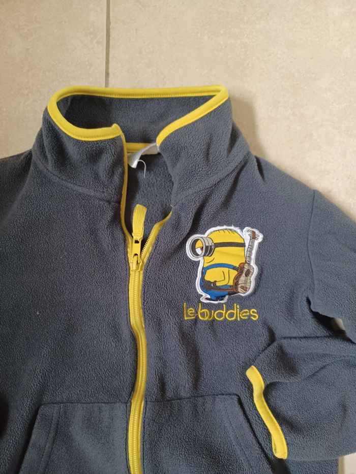 Veste polaire zippée Minions - photo numéro 2