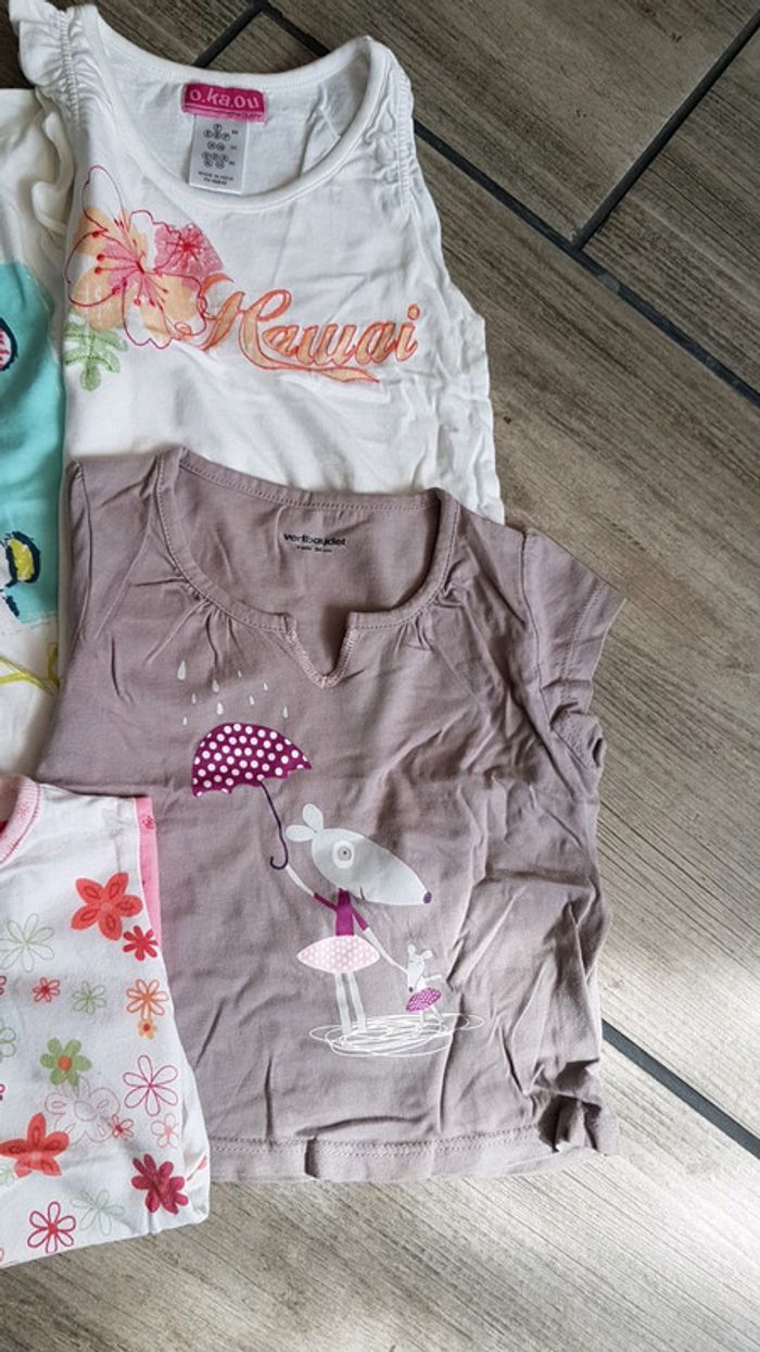 Lot tee shirt 2 ans - photo numéro 4