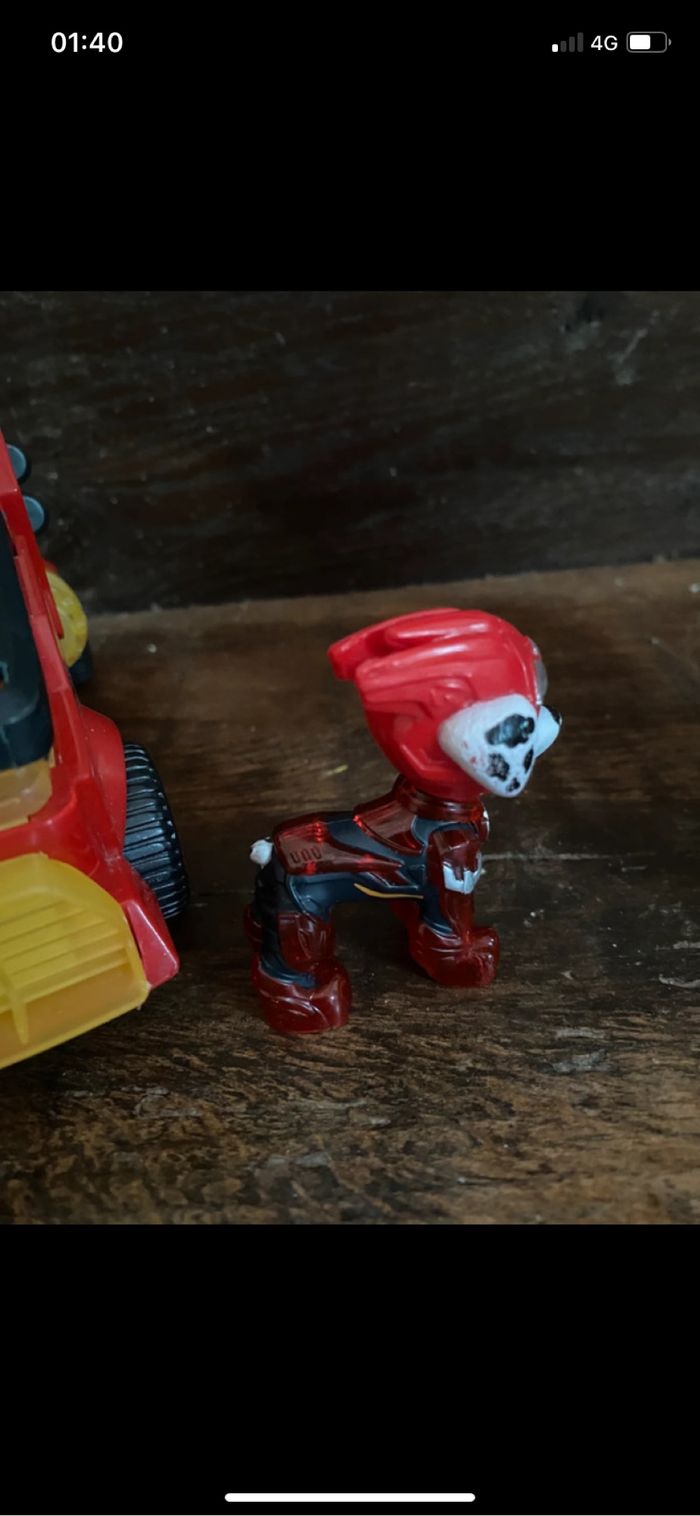 Véhicule et figurine marcus du film pat patrouille - photo numéro 6