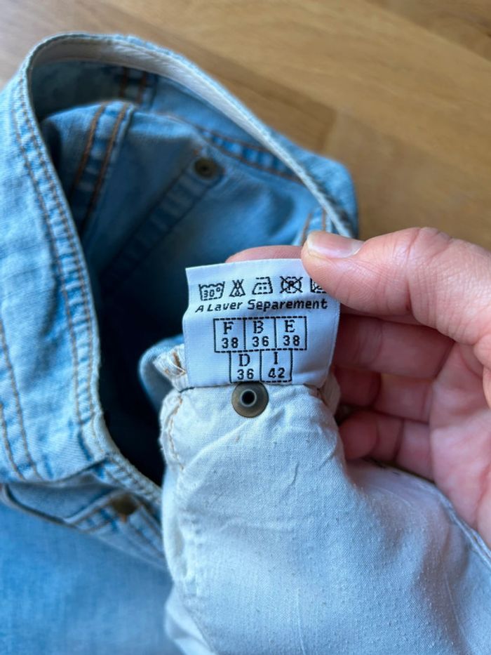 Mini jupe en jeans fille - photo numéro 6