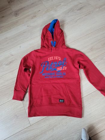 sweat à capuche Pétrol  7 - 8 ans