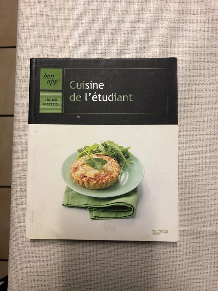 Livre recettes cuisine de l’étudiant