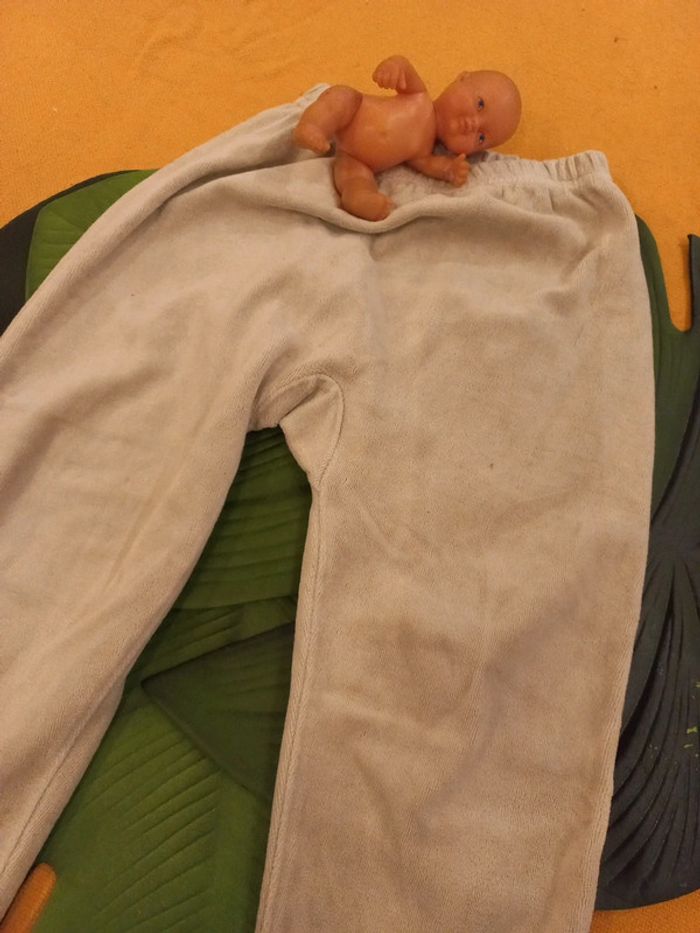 Lot 2Bas pyjamas/survêtements a pieds bébé 24 a 36 mois mixte - photo numéro 2