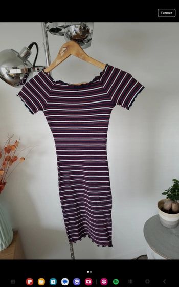Robe rayé