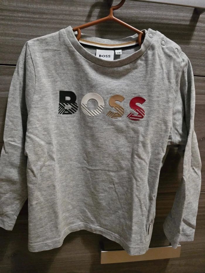 Tee shirt manches longues Hugo Boss