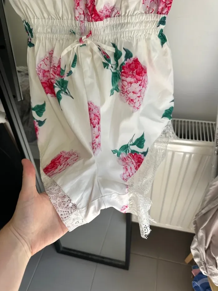 Combi short fleuri - photo numéro 2