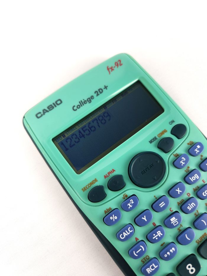 Calculatrice Scientifique Casio fx-92 Collège 2D+ - Rentrée Collège - photo numéro 3