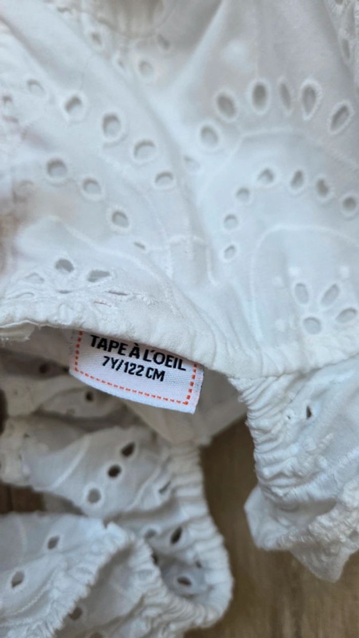 Combinaison blanche broderie anglaise Neuve - photo numéro 4