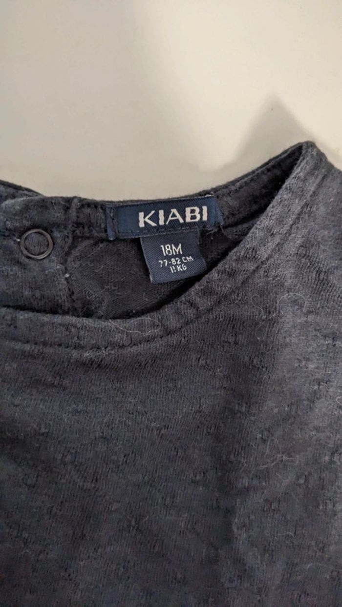 Tee-shirt Marine Kiabi 18 mois - photo numéro 3