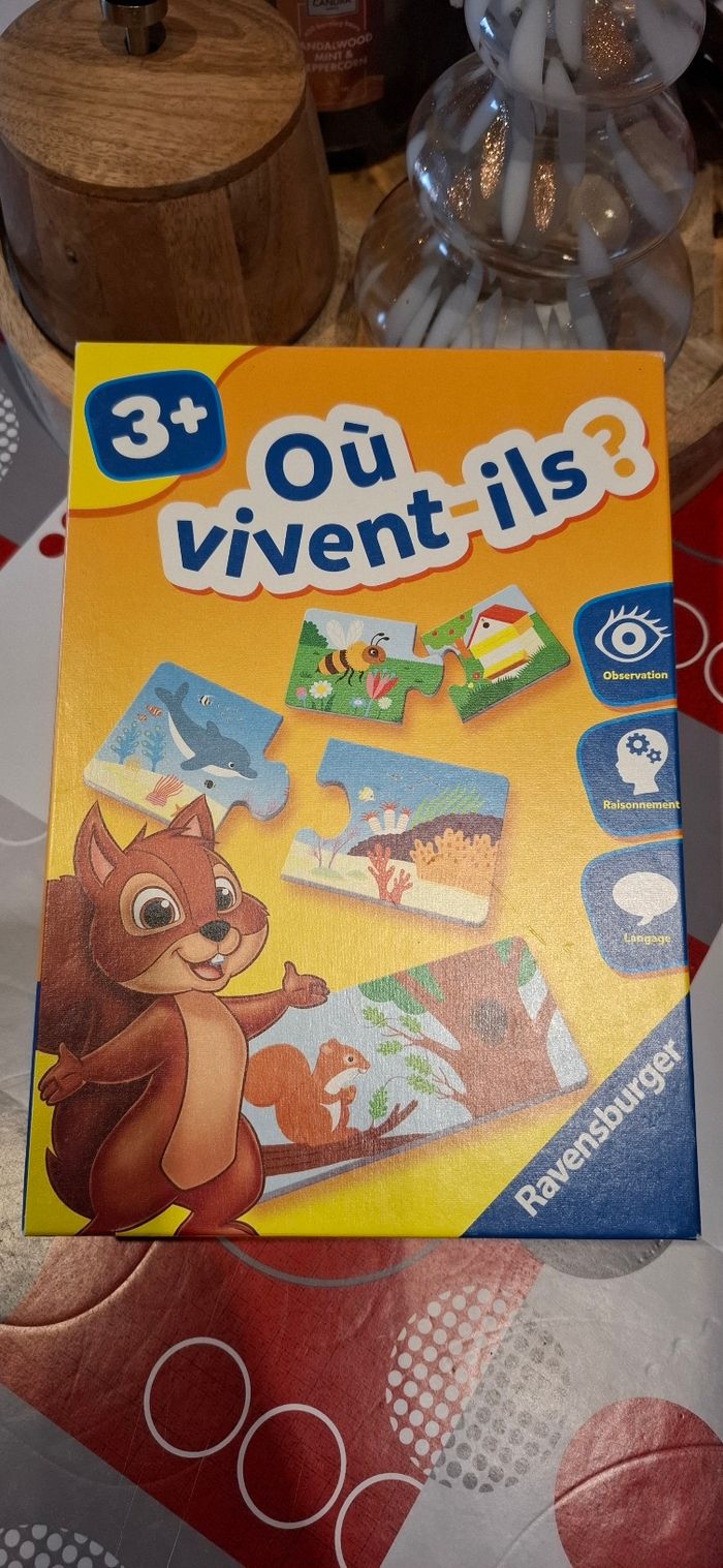 Jeux  carte où vivent ils ?