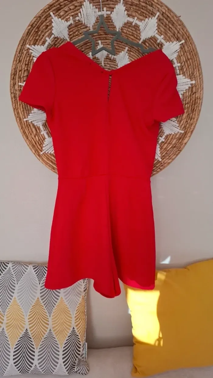 Combi short rouge - photo numéro 3
