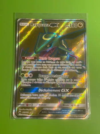 Rayquaza GX Full Art 160/168 - Tempête Céleste Pokémon FR