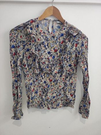 Blouse fleurie XS Mango