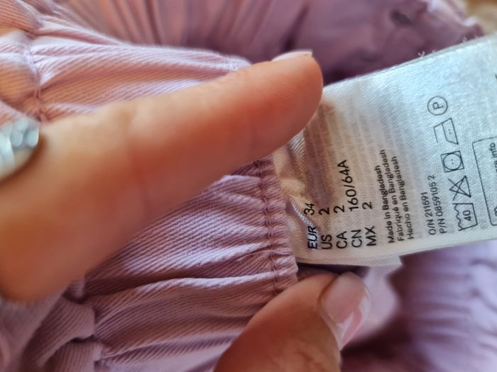 Short rose taille haute H&M Taille 34 - photo numéro 5