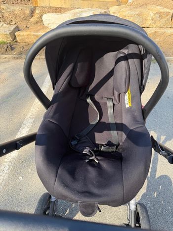 Poussette avec landeau