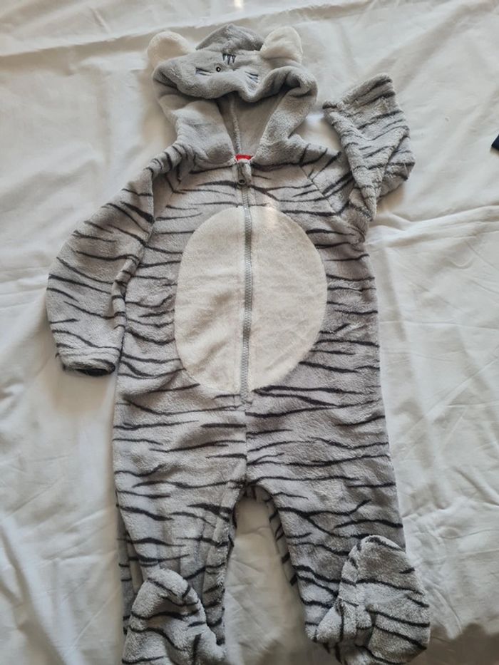 Combinaison tigre blanc 18 mois