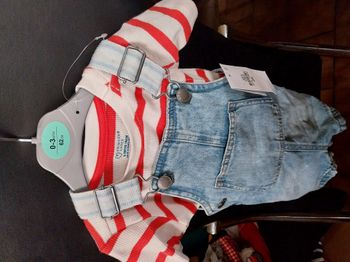 Ensemble salopette / t-shirt - Pimark