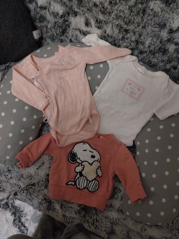 Lot bébé fille de 1 à 3 mois