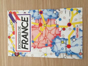 Notice du jeu pièce détachée jeu de société Richesses de France édition Nathan #A42