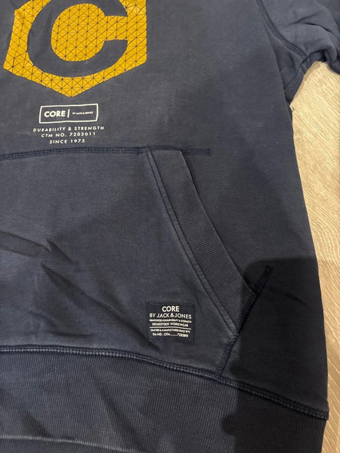 Pull à capuche Jack et Jones homme XL - photo numéro 4