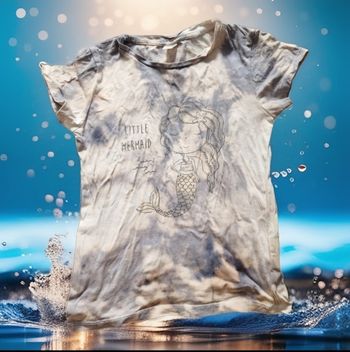 Beau tshirt Tie&Dye petite sirène