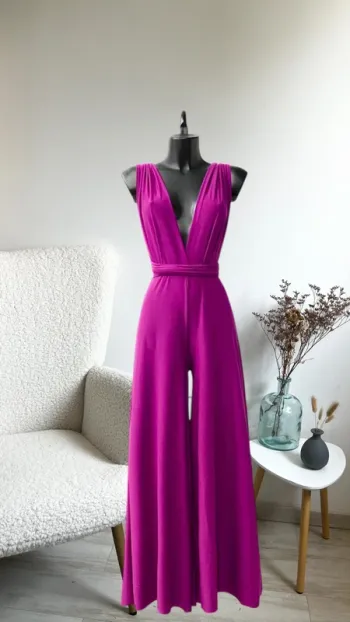 Combi mauve M positions taille unique tendance