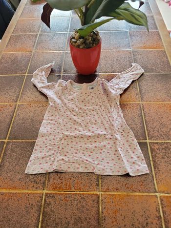 Tee shirt robe manches longues