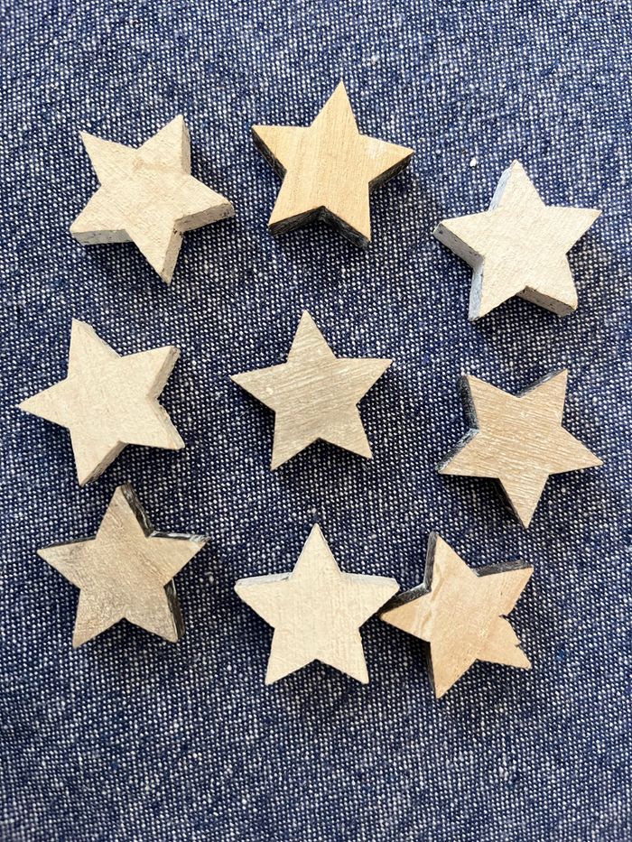 Lot de deco automne hiver bois centre de table - photo numéro 2