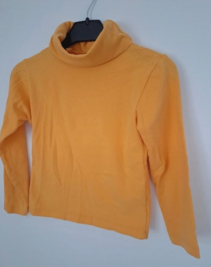 Col roulé moutarde - photo numéro 2