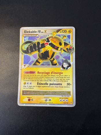 Carte Pokémon : Elekable Niv. X 144/147 Platine Vainqueurs Suprêmes Fr