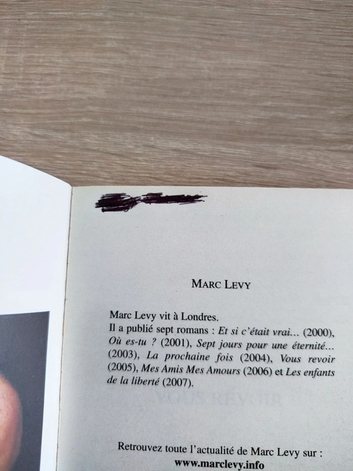 Vous revoir, Marc Lévy - photo numéro 3