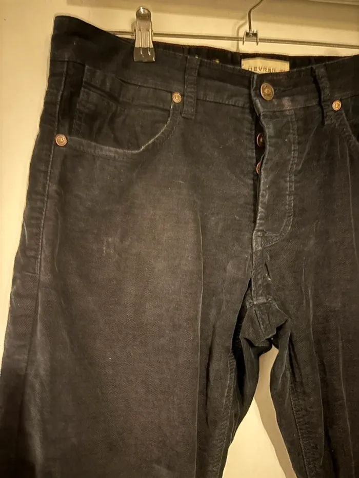 Jean Slim Fit type velours Devred taille L - 40 en très bon état - photo numéro 2