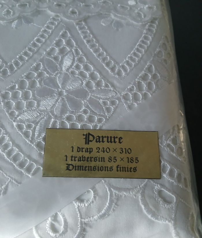 Drap  + taie de traversin 100 % coton
Neuf - photo numéro 3