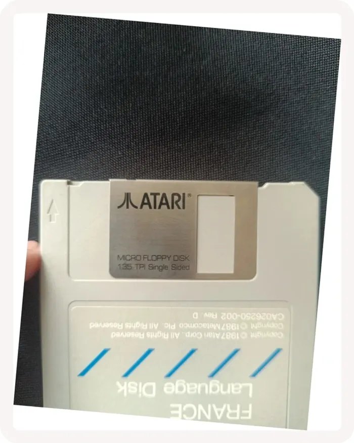 Ancienne disquette jeu atari - photo numéro 3
