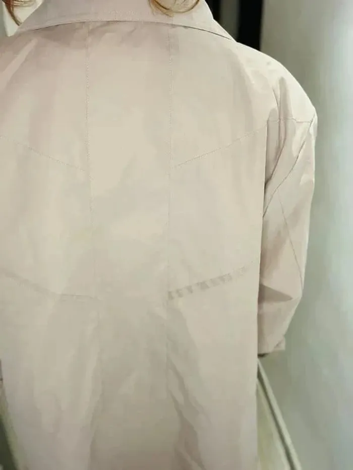 Manteau bleu bonheur neuf taille 50 beige - photo numéro 6