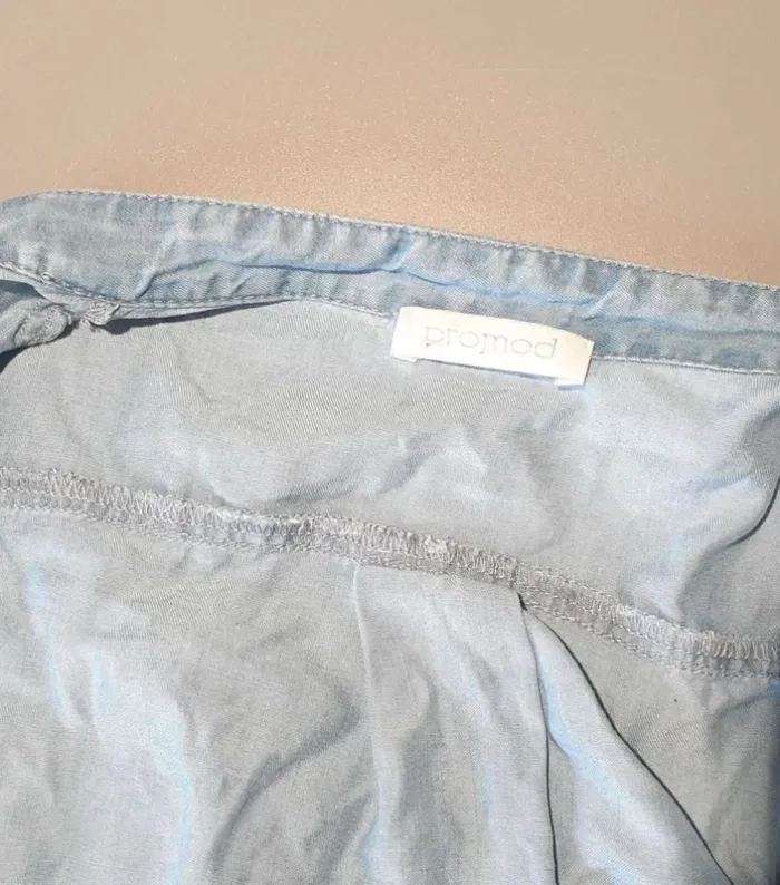 Robe courte en jeans - photo numéro 3