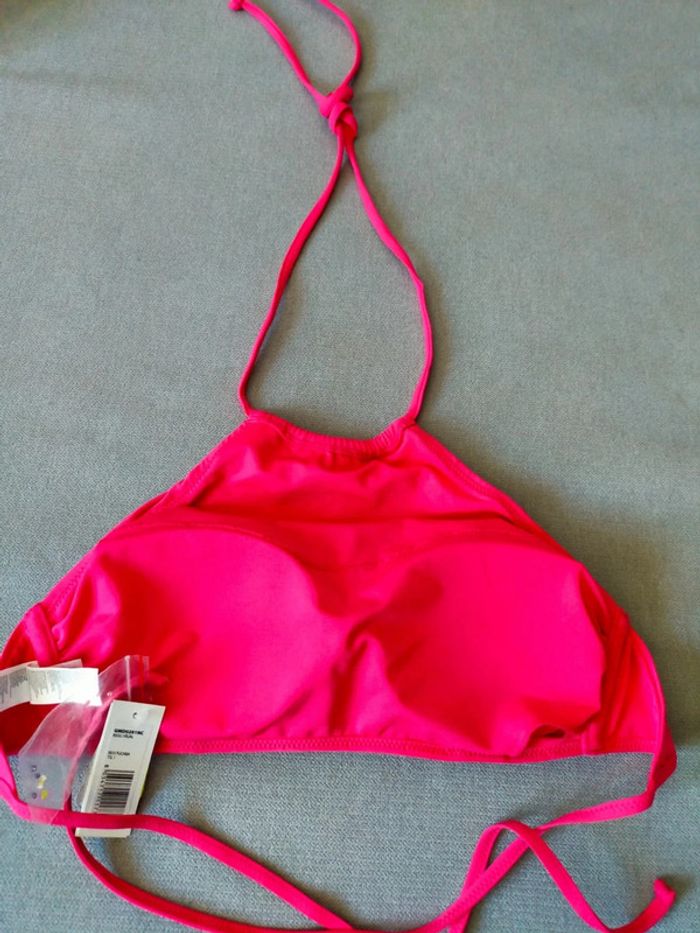 Haut de bikini brodé - Goldenpoint - Taille 80 : équiv. bonnet B/C, 90B FR – Neuf avec étiquette - photo numéro 8