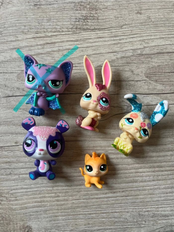 Lot de petshop à paillettes