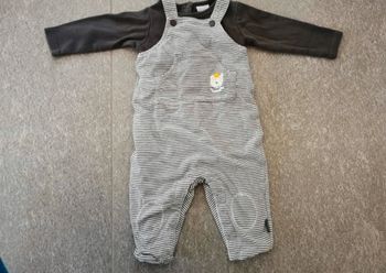 Ensemble salopette bébé garçon 6 mois comme NEUF