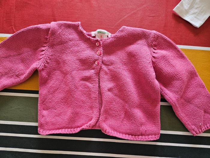 Gilet rose taille 2