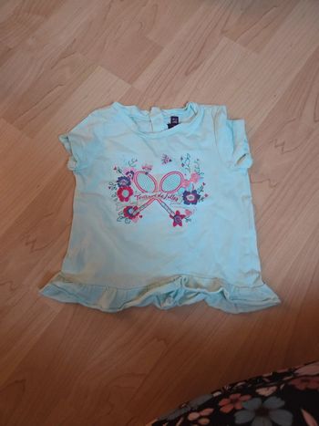 Tee shirt sergent major 9mois fille