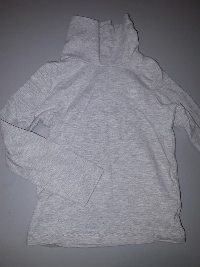 Sous pull gris 3 ans